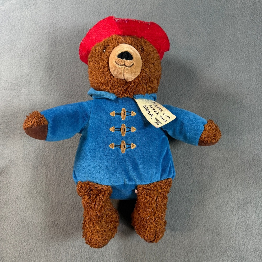 Kohls Cares Paddington Bear Plush Stuffed Animal Blue Coat Red Hat 13 inch 2016